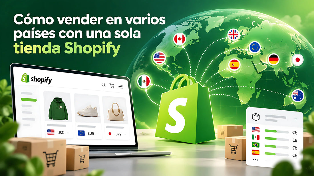 Cómo vender en varios países con una sola tienda Shopify
