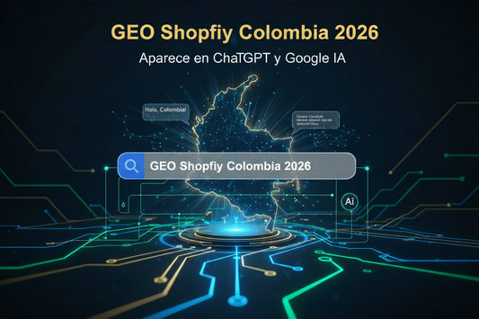 GEO Shopify Colombia 2026: Aparece en ChatGPT y Google IA