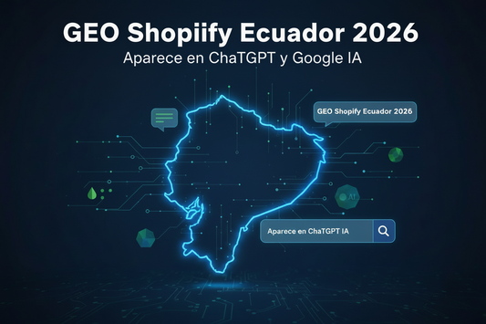 GEO Shopify Ecuador 2026: Aparece en ChatGPT y Google IA