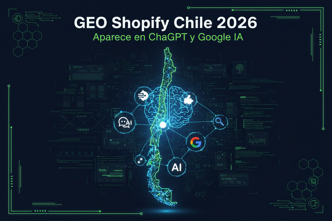 GEO Shopify Chile 2026: Aparece en ChatGPT y Google IA