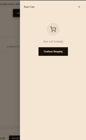 Cart Drawer slide-in panel preview showing a milestone progress bar at the top, list of cart items with quantity controls, recommended products carousel, gift wrap toggle, order note, subtotal, payment icons, and Checkout button