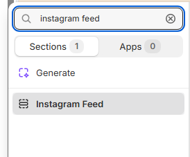 Theme editor left sidebar showing the Add section button