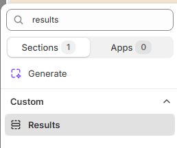 Theme editor left sidebar showing the Add section button