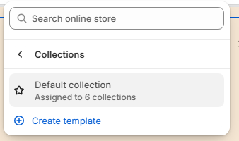 Collection page preview showing a 4-column grid of product cards with filter sidebar on the left, sort dropdown, and pagination at the bottom