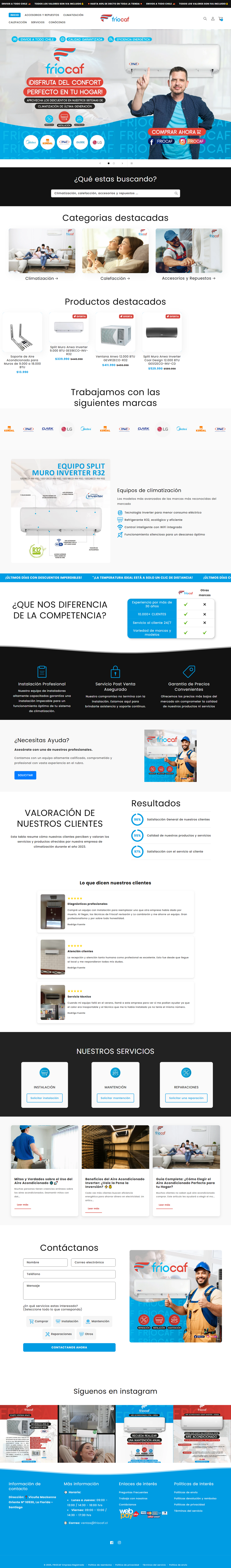 Tienda online de aire acondicionado