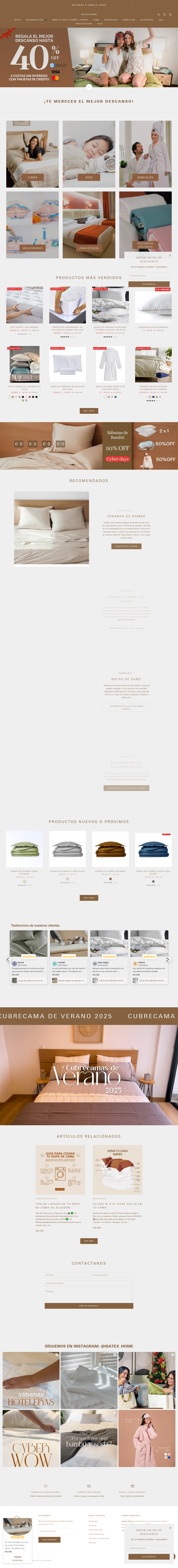 Tienda online de ropas de cama