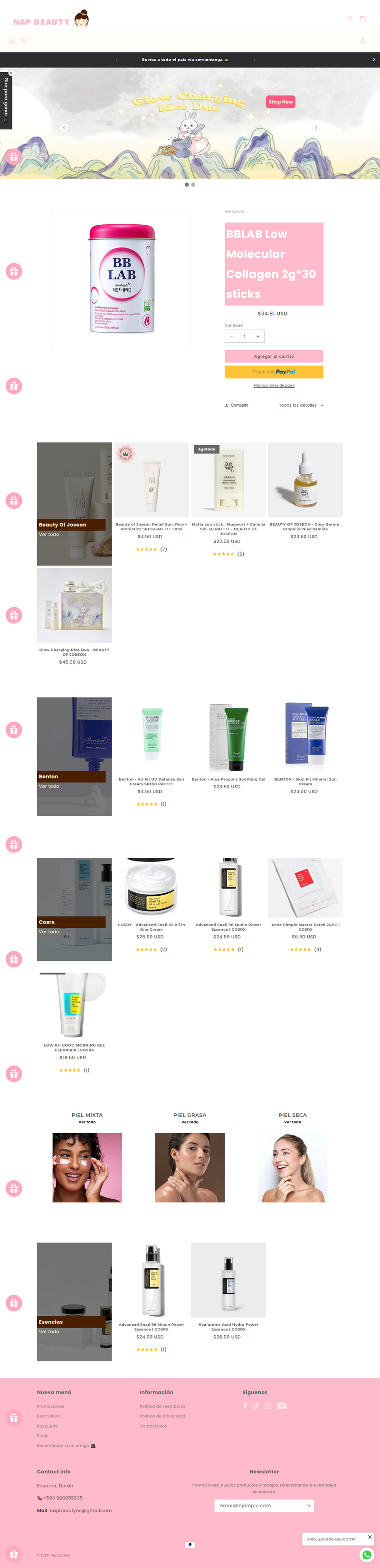 Tienda online de cremas de piel