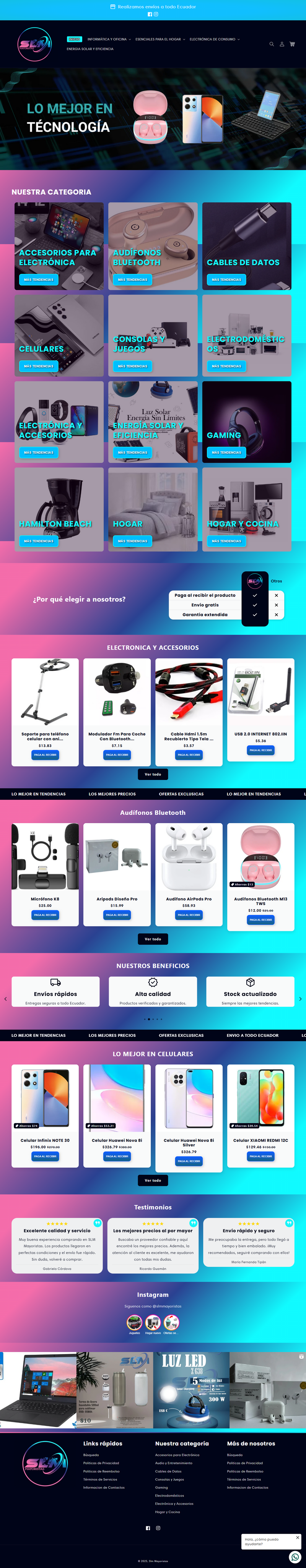 Tienda online de tecnología