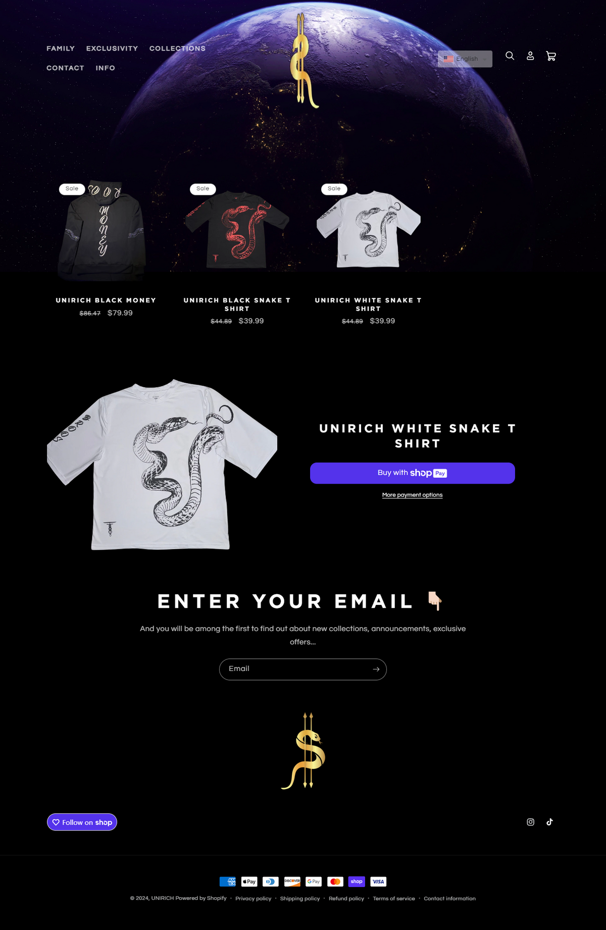 Tienda online para Estados Unidos